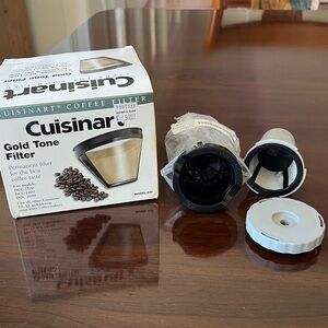 Cuisinart Gold toned filter 2 & K-cup holders 2